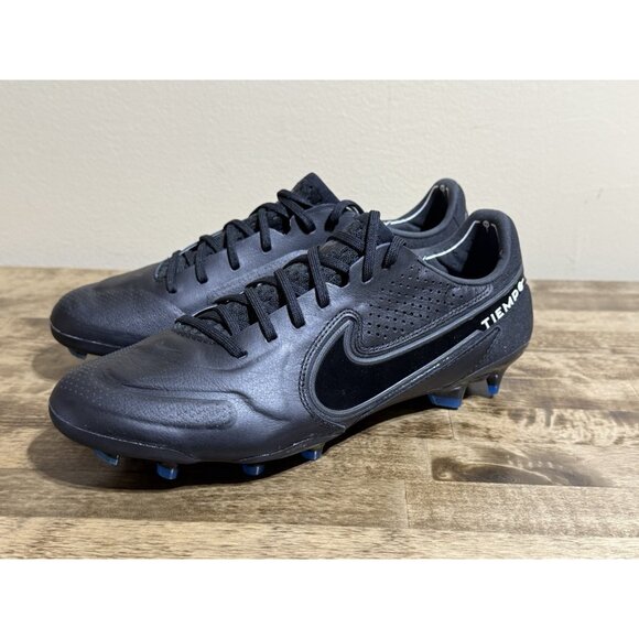 Nike Tiempo Legend 9 Elite FG | Black • Blue | Multi Sizes | CZ8482-001 - Picture 3 of 11